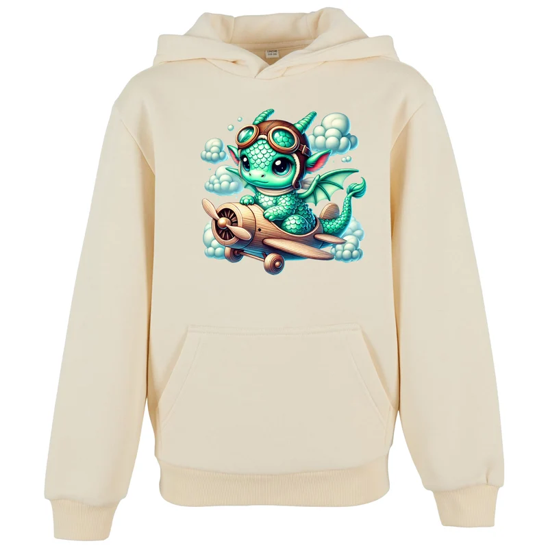 Kids Hoodie - Drache Flugzeug
