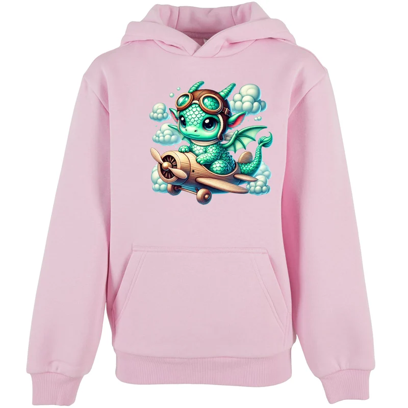 Kids Hoodie - Drache Flugzeug