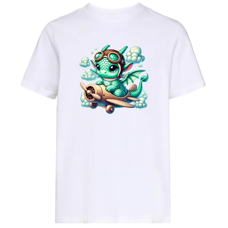 Kids T-Shirt - Drache Flugzeug