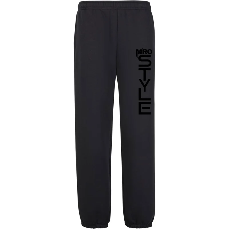 Sweatpants Jogginghose - Miro Style Long Print Black