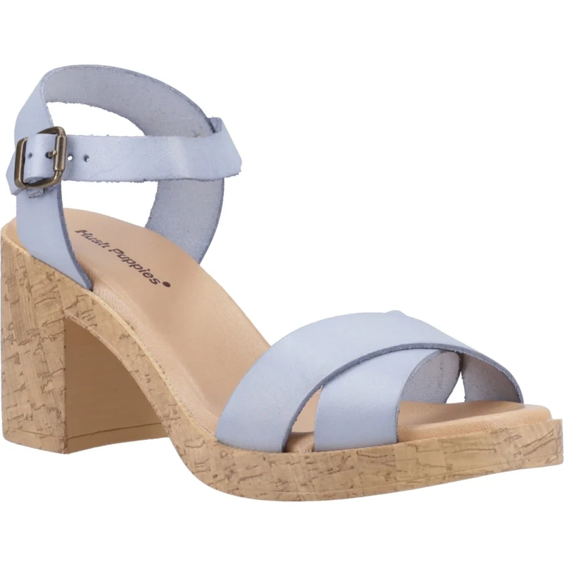Hush Puppies Georgia Damen-Sandalen mit Absatz | Blau