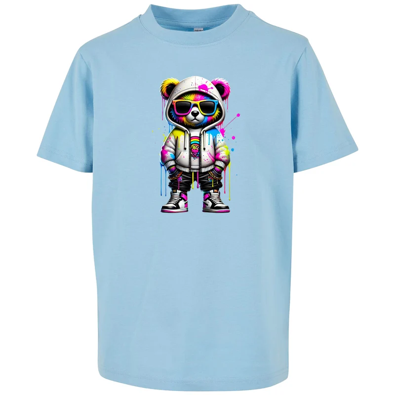 Kids T-Shirt - Bear Sunglas