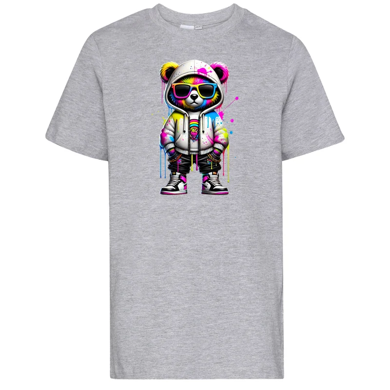 Kids T-Shirt - Bear Sunglas