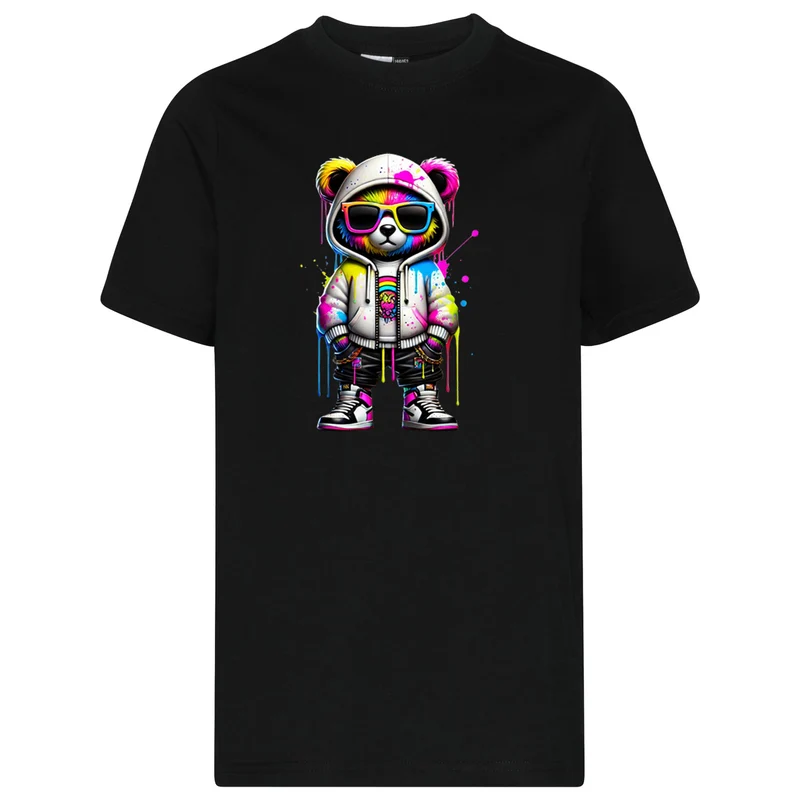 Kids T-Shirt - Bear Sunglas