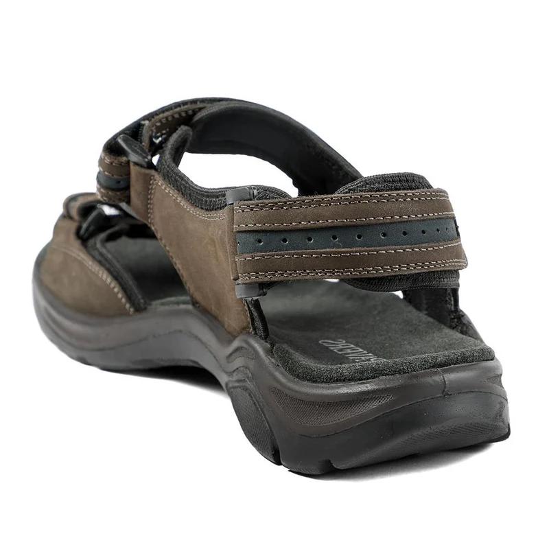 Comfy Triple Touch Fasten Sandals - DDIN43007 / 329 101 - Dark Brown