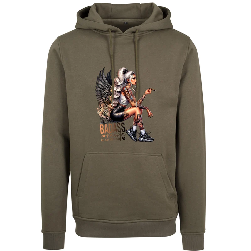 Hoodie - Badass Mode Woman