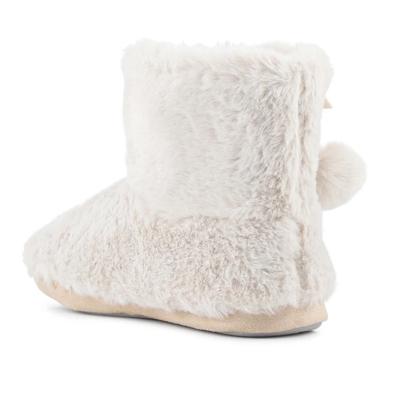 Fluffy Slippers Boots - GALOP42006 / 328 066 - Cream