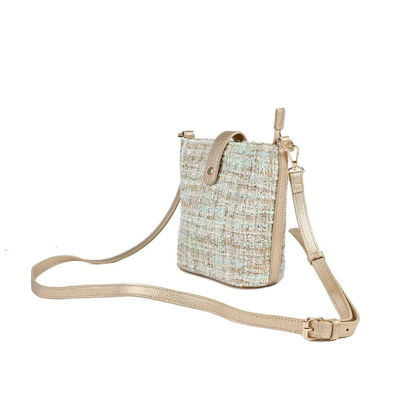 Woven Cross-Body Bag - RIM39003 / 325 286 - Beige Multi
