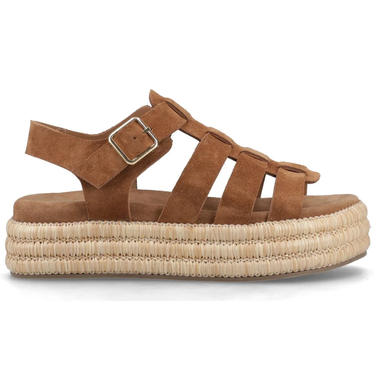 Hush Puppies Rosetta Gladiator-Sandalen für Damen | Hellbraun