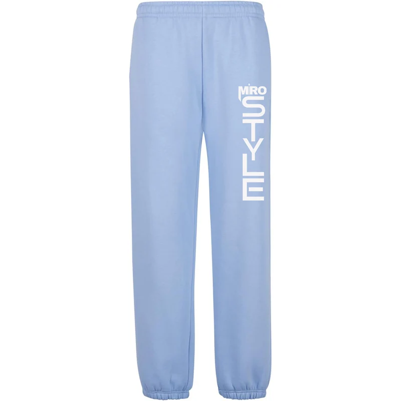 Sweatpants Jogginghose - Miro Style Long Print White