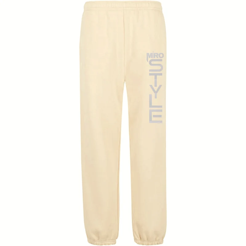 Sweatpants Jogginghose - Miro Style Long Print White