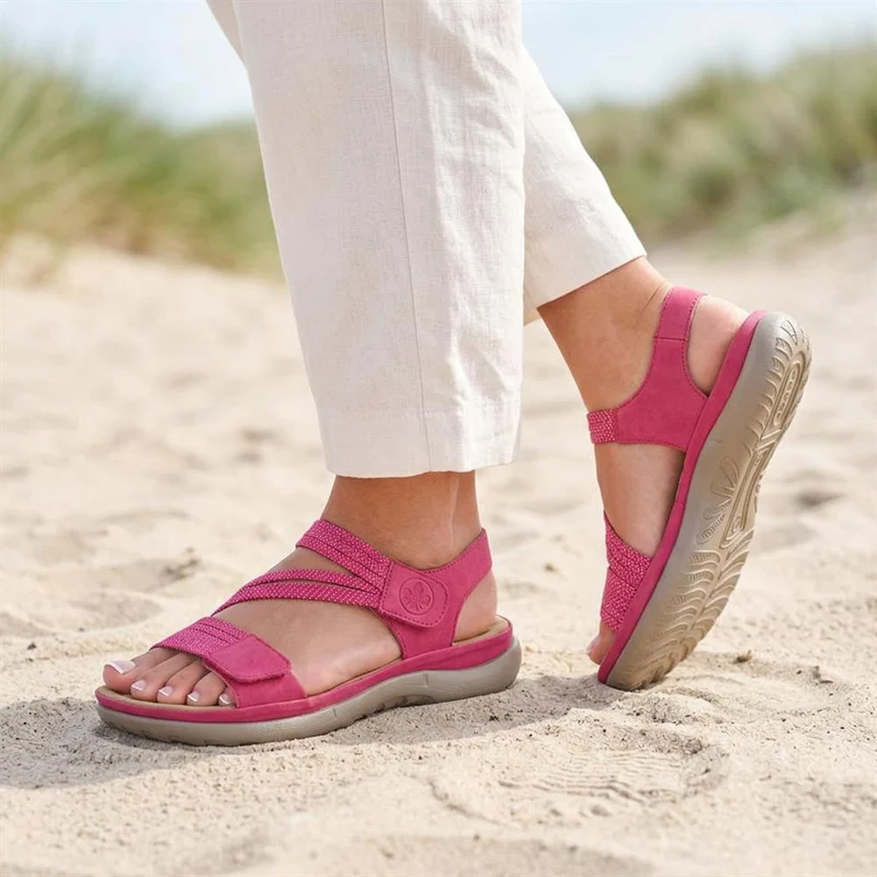Dual-Touch-Fasten Sandals - RKR41543 / 327 290 - Fuschia