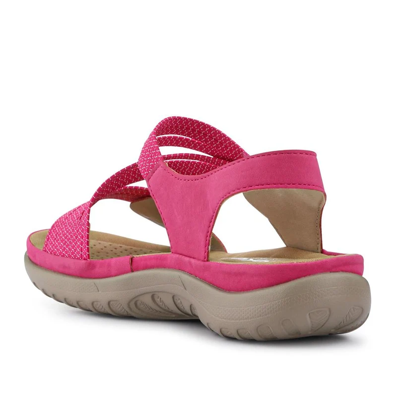 Dual-Touch-Fasten Sandals - RKR41543 / 327 290 - Fuschia