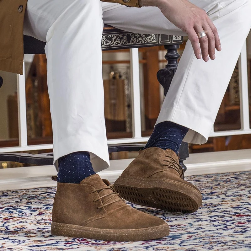 Sullivan Suede Chukka Boots - SULLIVAN / 319 268 - Tan Suede