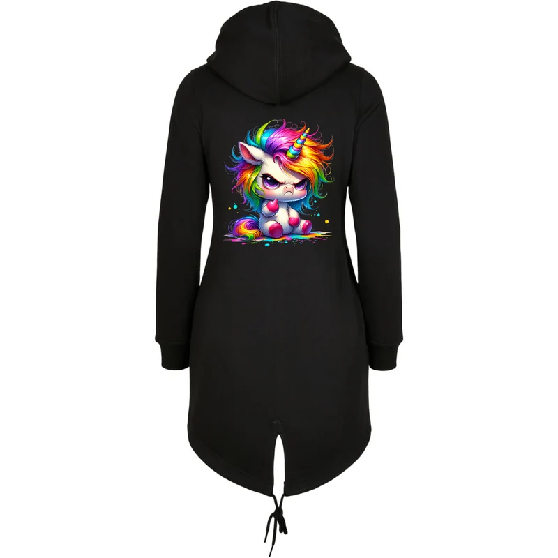 ZIP Parka Schwarz - Unicorn (ohne Spruch)