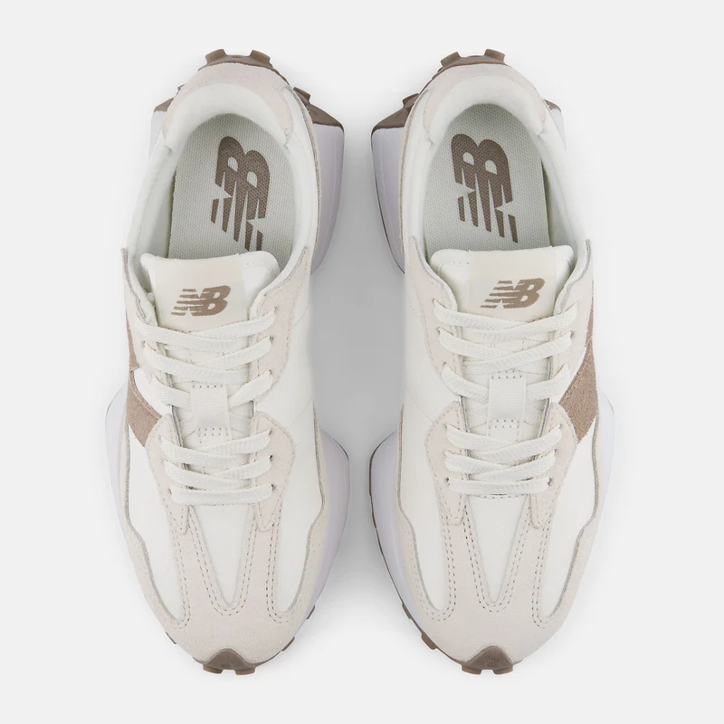 New Balance Damen-Sneaker 327 | Leinen Meersalz Pilz