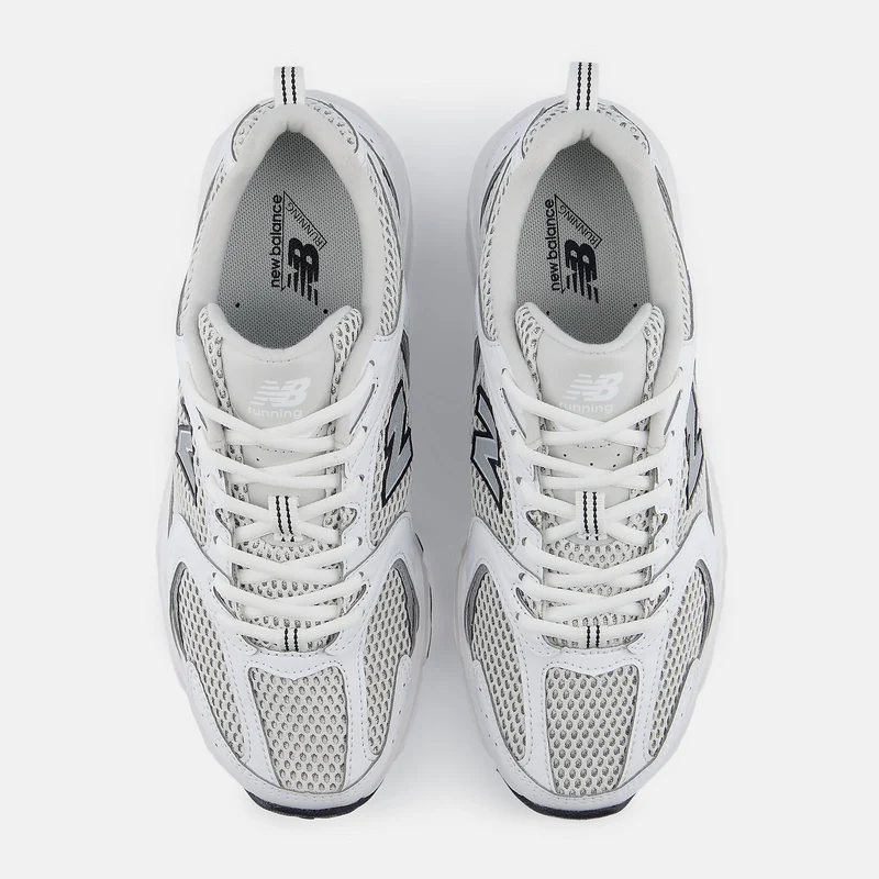 New Balance Unisex-Sneaker 530 | Weiß Silber Metallic Schwarz
