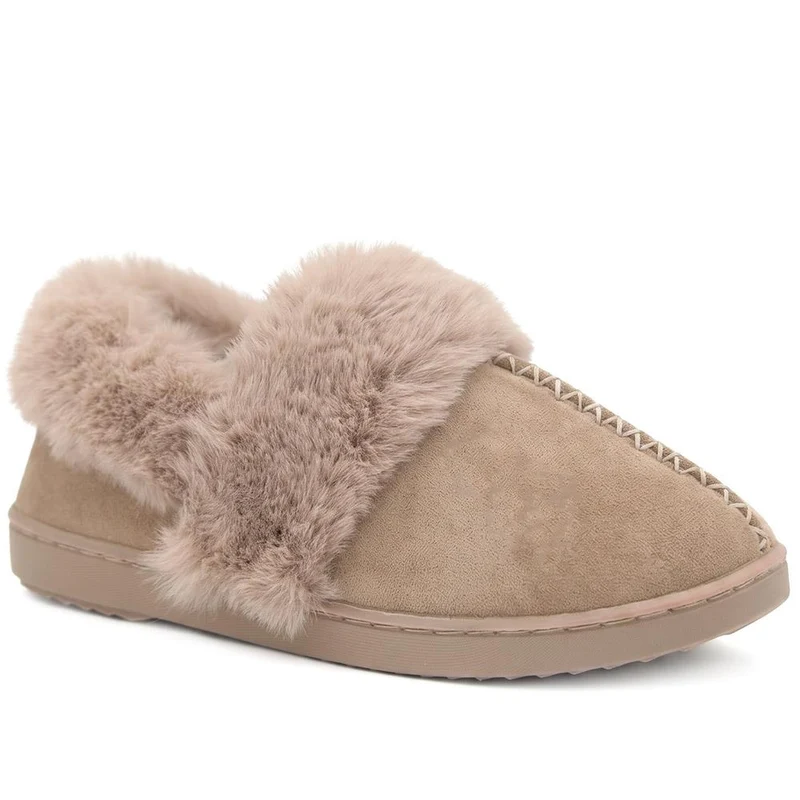 Luxury Faux Fur Full Slippers - GALOP44002 / 330 001