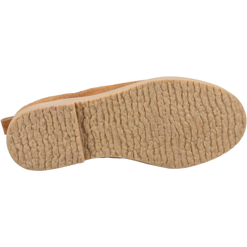 Hush Puppies Mädchen-Maddy-Wildlederstiefel – Hellbraun
