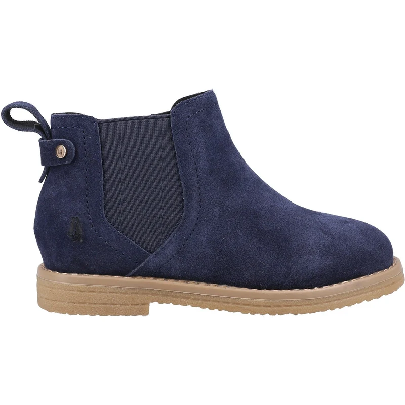 Hush Puppies Maddy-Wildlederstiefel für Mädchen – Marineblau