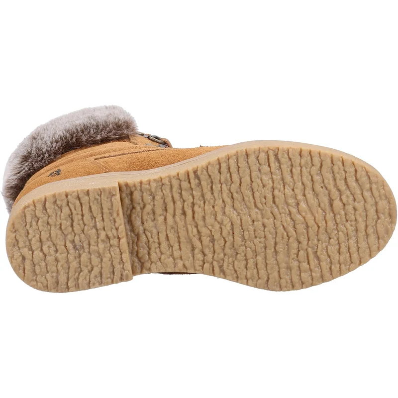 Hush Puppies Florence Wildlederstiefel für Mädchen – Hellbraun