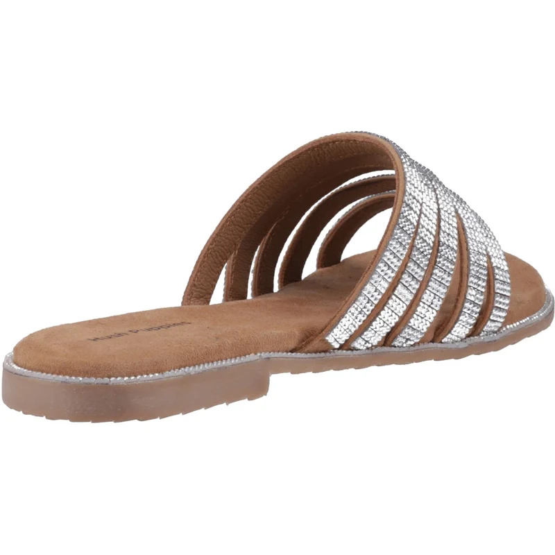 Hush Puppies Paris Damen-Sandalen | Hellbraun/Silber