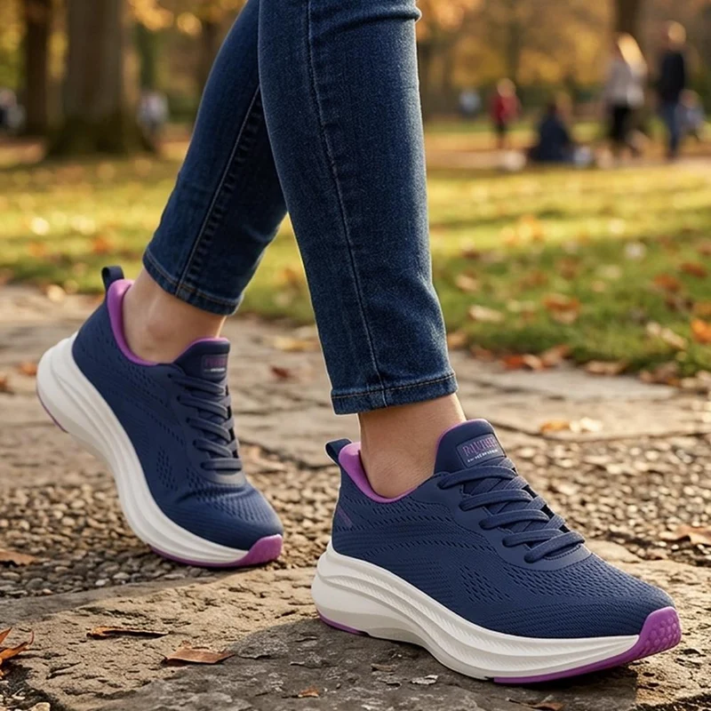 Pavers Active Wide Fit Easy Step In Trainers - VSHI43003 / 329 306 - Navy