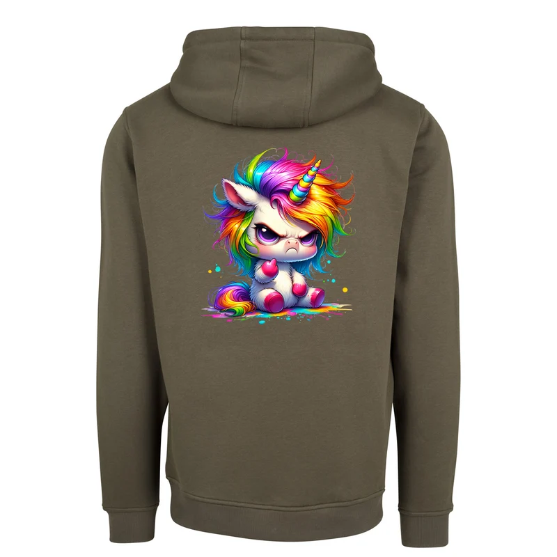 ZIP Hoodie - Einhorn (ohne Spruch)
