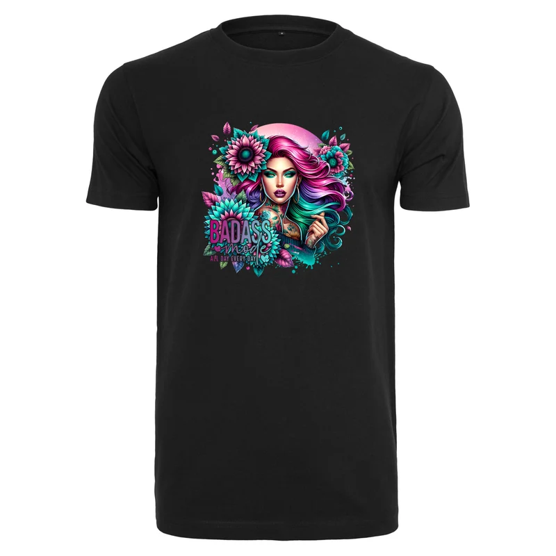 Badass Woman T-Shirt – Damen Shirt mit starkem Fashion-Print