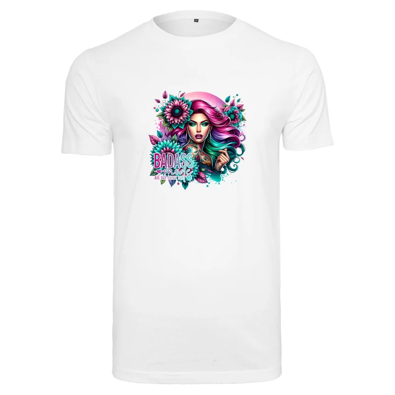 Badass Woman T-Shirt – Damen Shirt mit starkem Fashion-Print