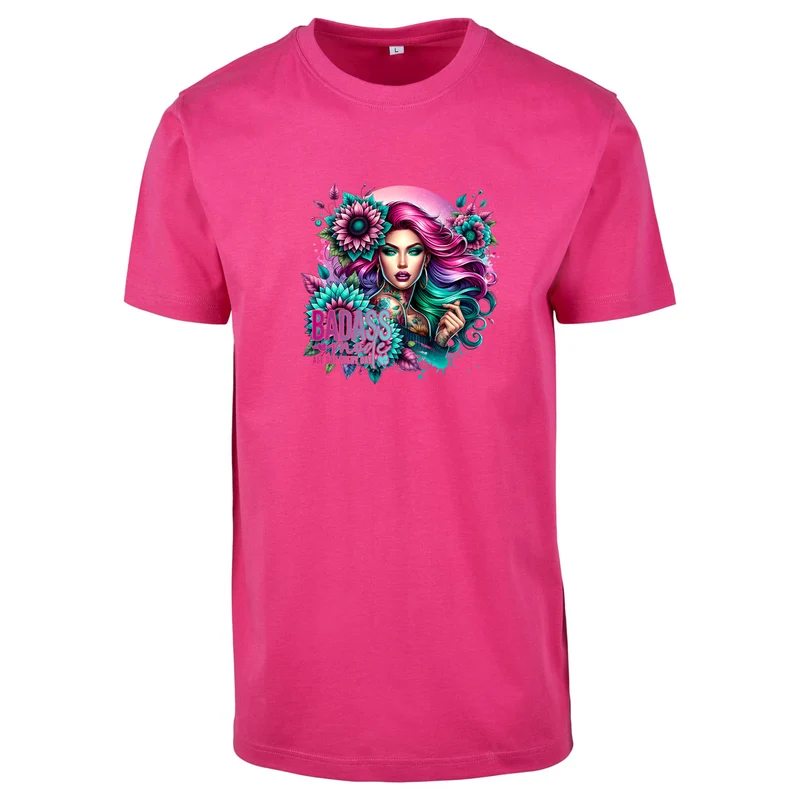 Badass Woman T-Shirt – Damen Shirt mit starkem Fashion-Print