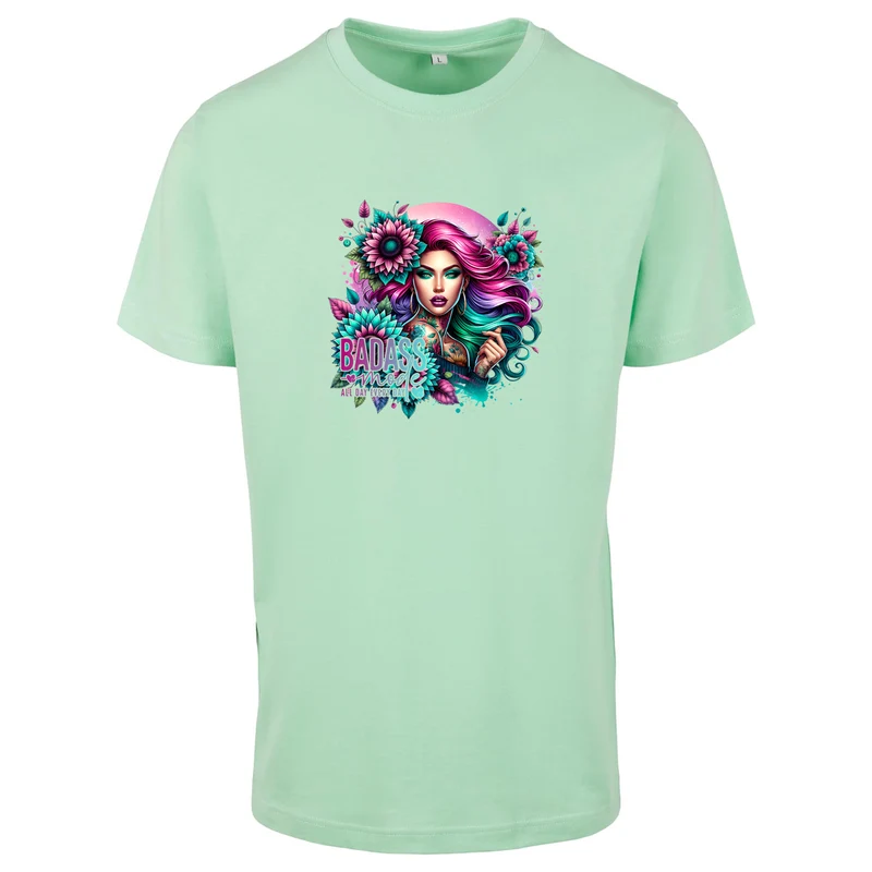 Badass Woman T-Shirt – Damen Shirt mit starkem Fashion-Print