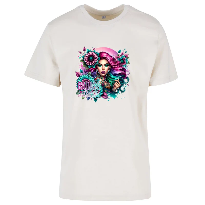 Badass Woman T-Shirt – Damen Shirt mit starkem Fashion-Print