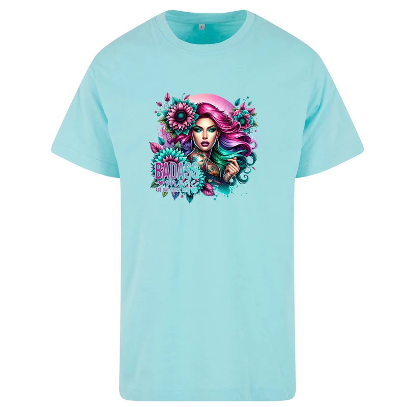 Badass Woman T-Shirt – Damen Shirt mit starkem Fashion-Print