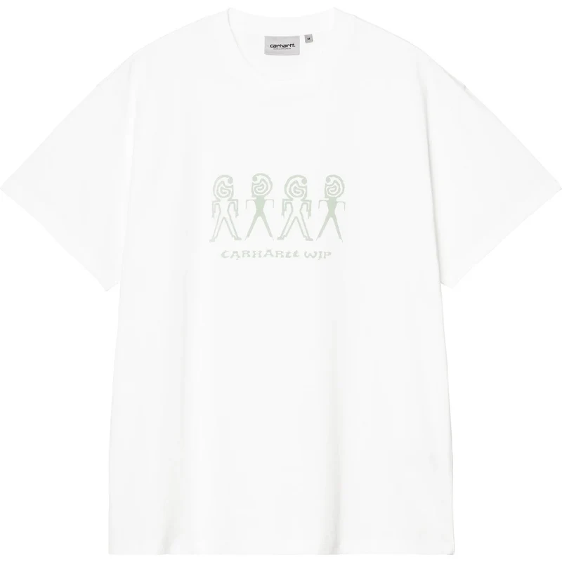 Carhartt WIP Herren-T-Shirt mit terrestrischem Design | Weiß