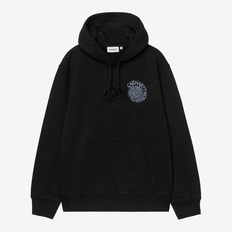 Carhartt WIP Spiral-Hoodie für Herren | Schwarz