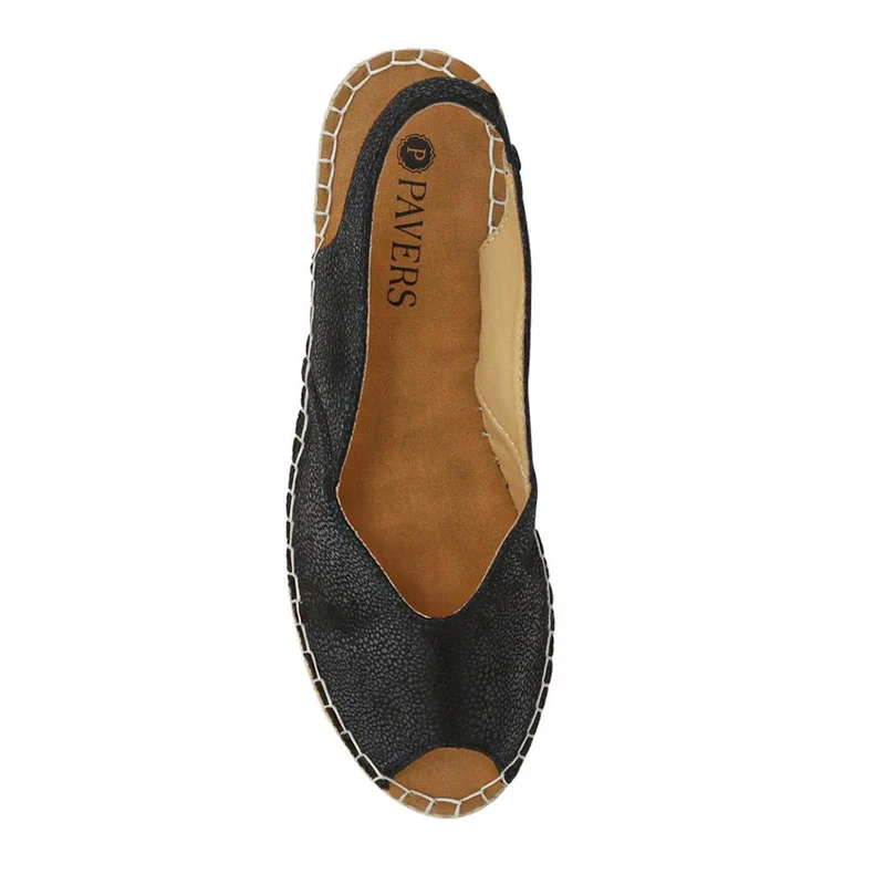 Wedge-Heeled Espadrilles - WBINS41093 / 327 260 - Black