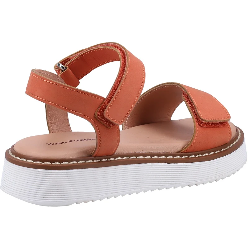 Hush Puppies Cassie Ledersandalen für Mädchen – Orange
