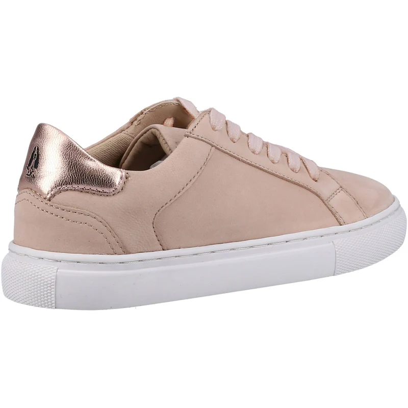 Hush Puppies Mädchen-Turnschuhe „Camille“ aus Leder – Hellrosa
