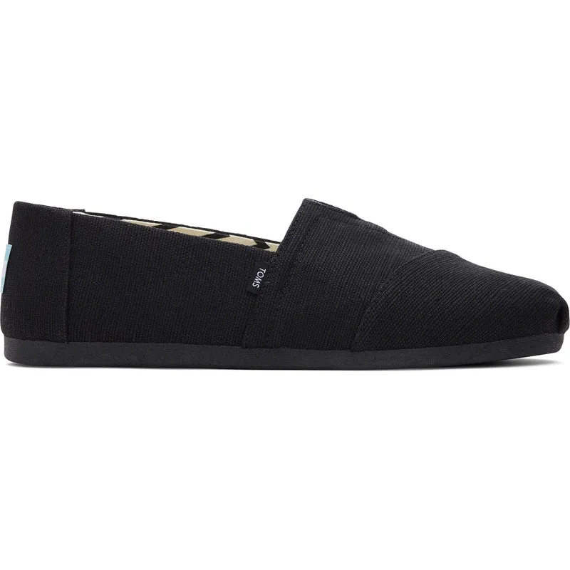 TOMS Alpargata Espadrilles zum Hineinschlüpfen für Herren | Schwarz