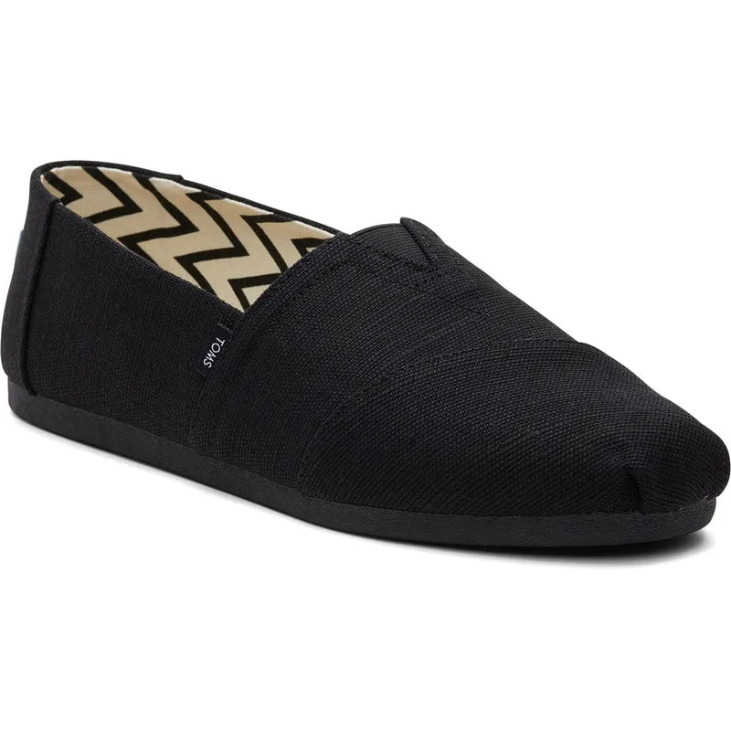 TOMS Alpargata Espadrilles zum Hineinschlüpfen für Herren | Schwarz
