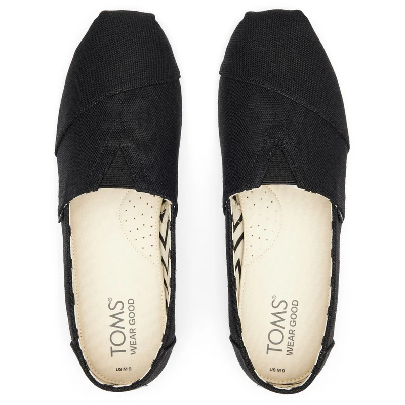 TOMS Alpargata Espadrilles zum Hineinschlüpfen für Herren | Schwarz