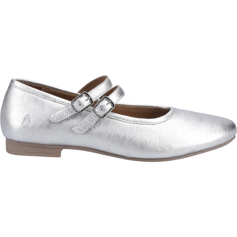 Hush Puppies Nancy Mary Jane Ballerinas für Damen | Silber