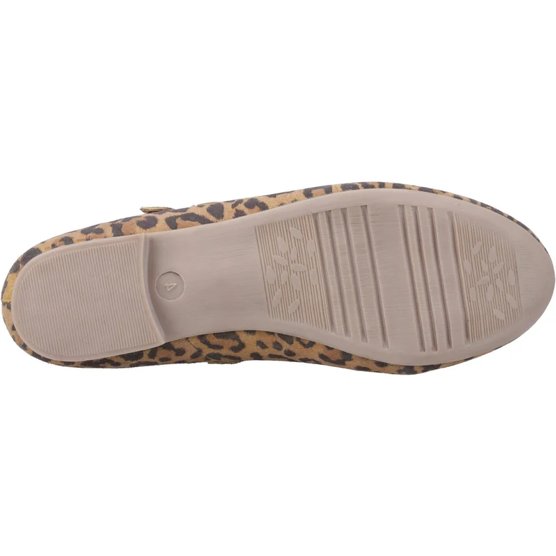 Hush Puppies Nancy Mary Jane Ballerinas für Damen | Leopardenmuster
