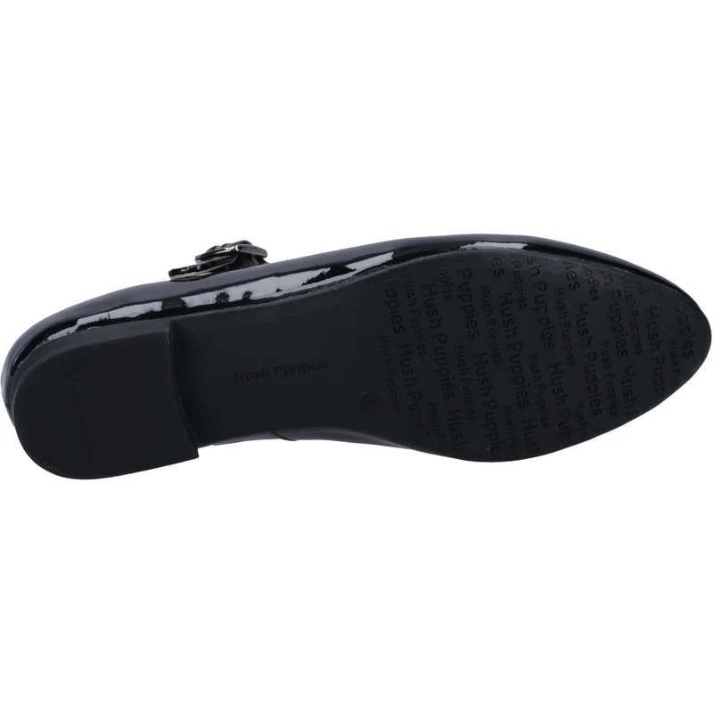 Hush Puppies Melissa Ballerinas für Damen | Schwarz Lackleder