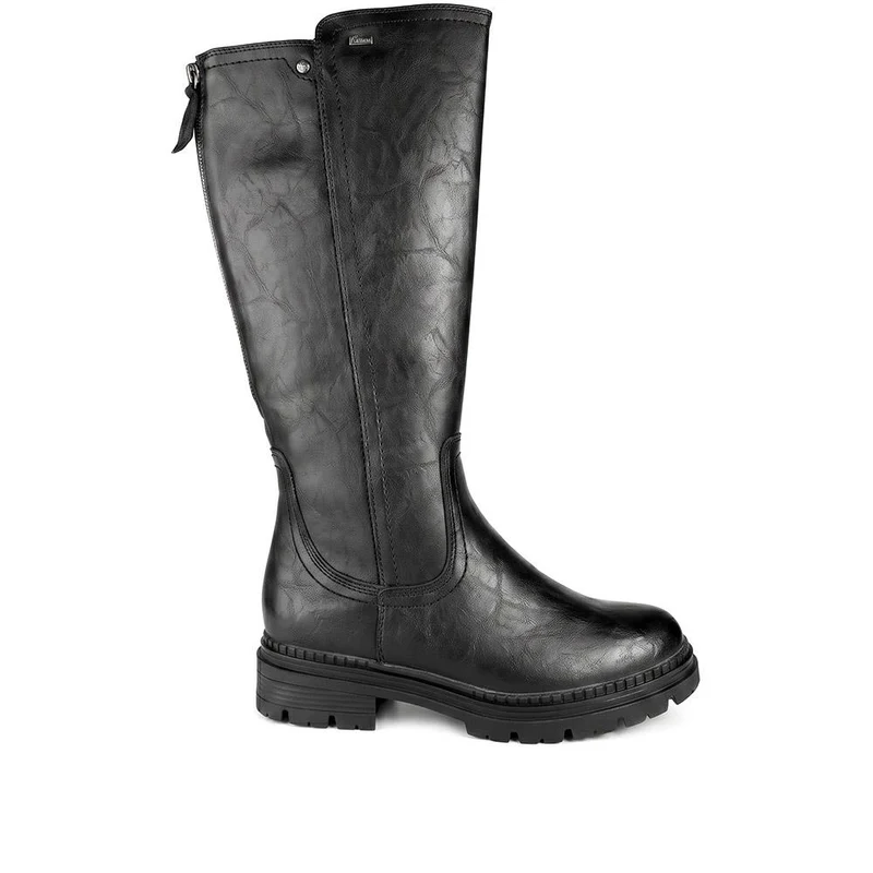 Relife Zip Up Calf Length Boots - RELIF44033 / 329 821 - Black