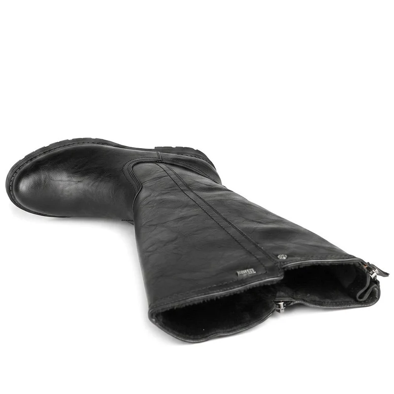 Relife Zip Up Calf Length Boots - RELIF44033 / 329 821 - Black