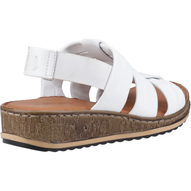 Hush Puppies Eden Damen-Sandalen mit breiter Passform | Weiß