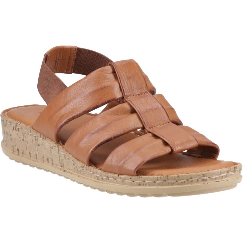Hush Puppies Eden Damen-Sandalen mit weiter Passform | Hellbraun