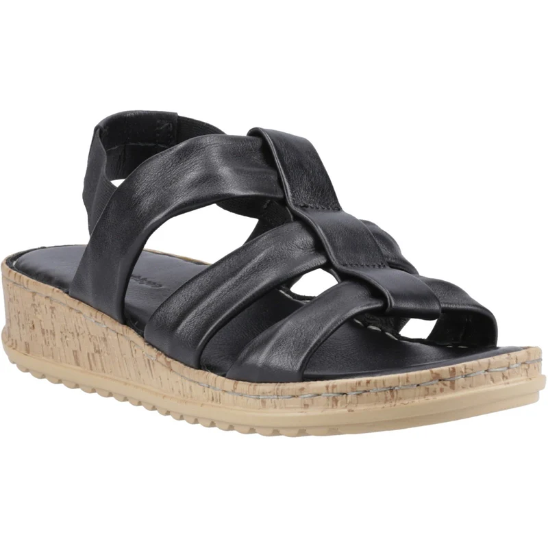Hush Puppies Eden Damen-Sandalen mit weiter Passform | Schwarz
